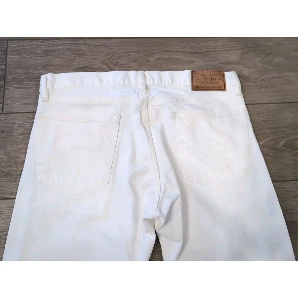 Polo Ralph Lauren white denim