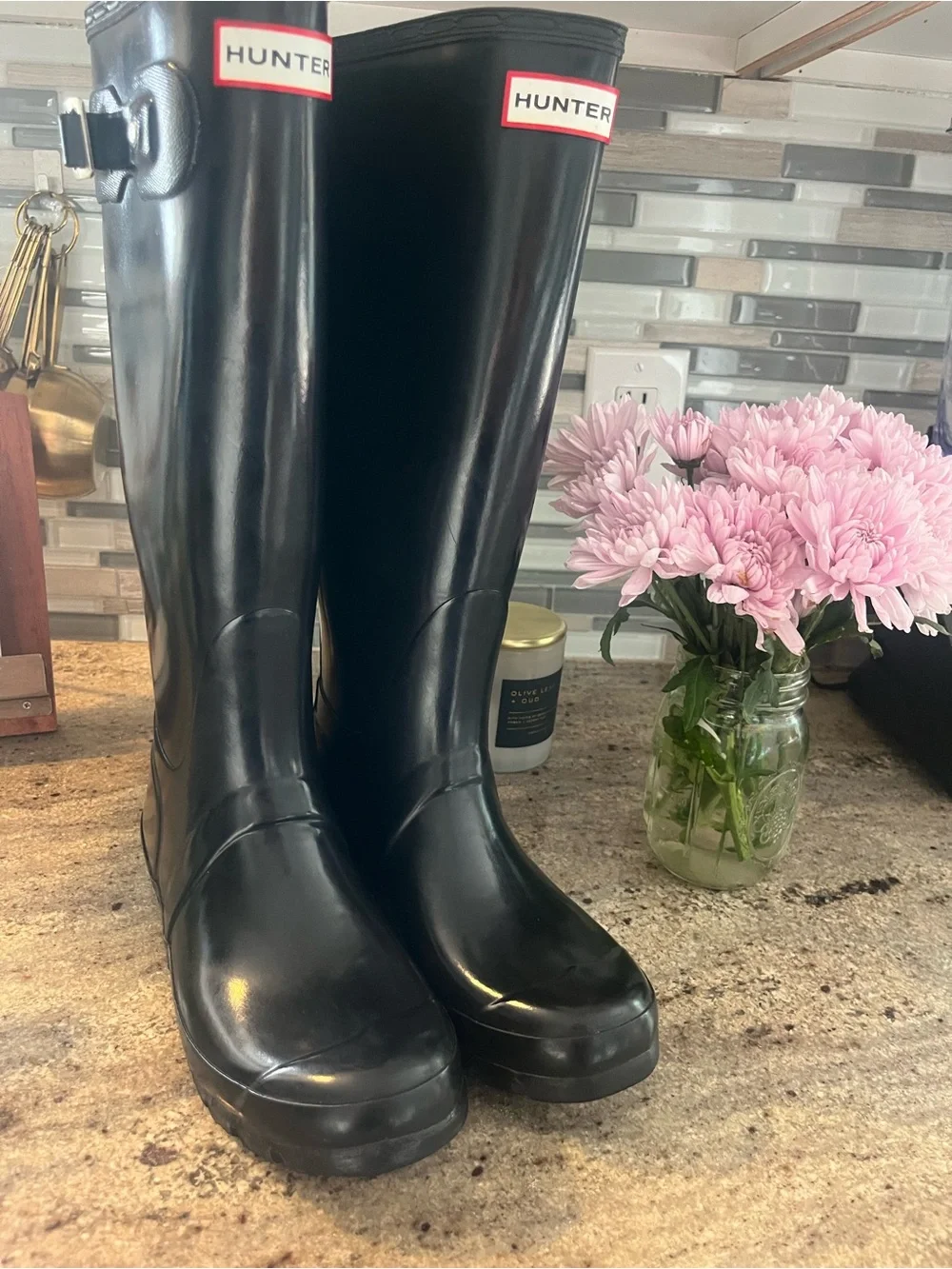 Hunter tall rubber