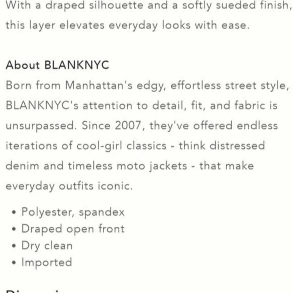 Blank NYC new tags