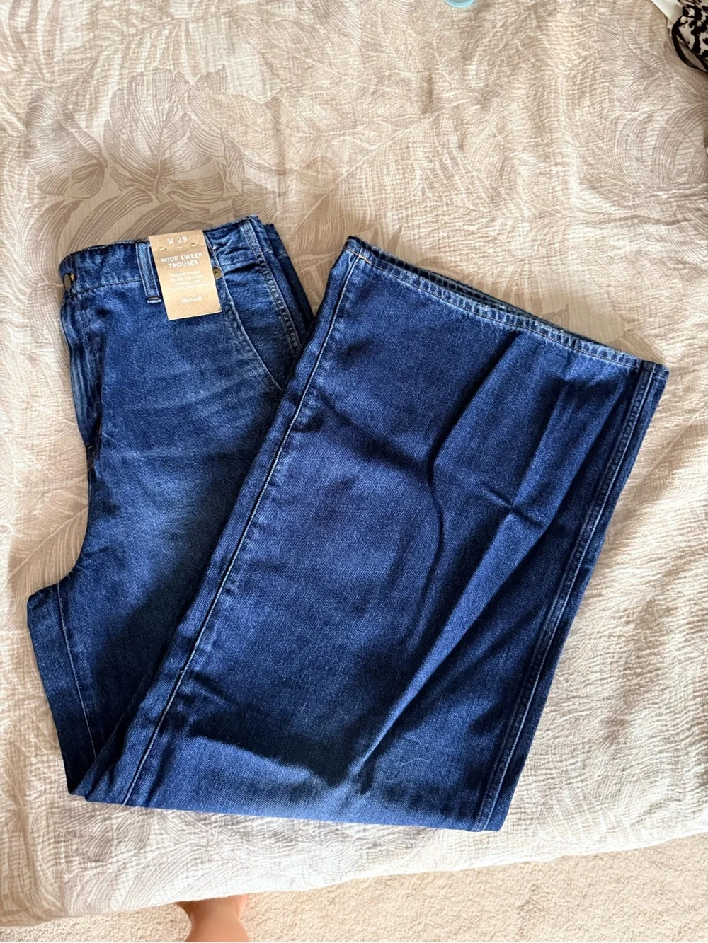 Madewell Wide Sweep High Waisted Trouser Jean