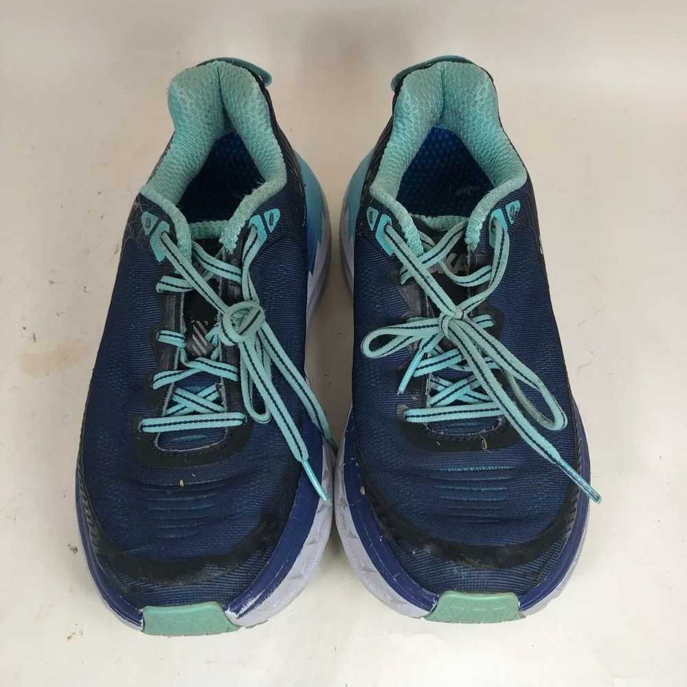 Hoka One One Women’s Bondi 5 Blue Running Shoes Sneakers 1014759 MBBRD Size 7
