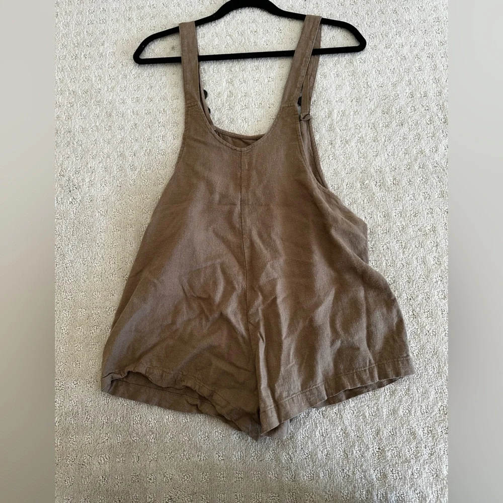 Lulus Up with the Sun Olive Green Short Overalls
