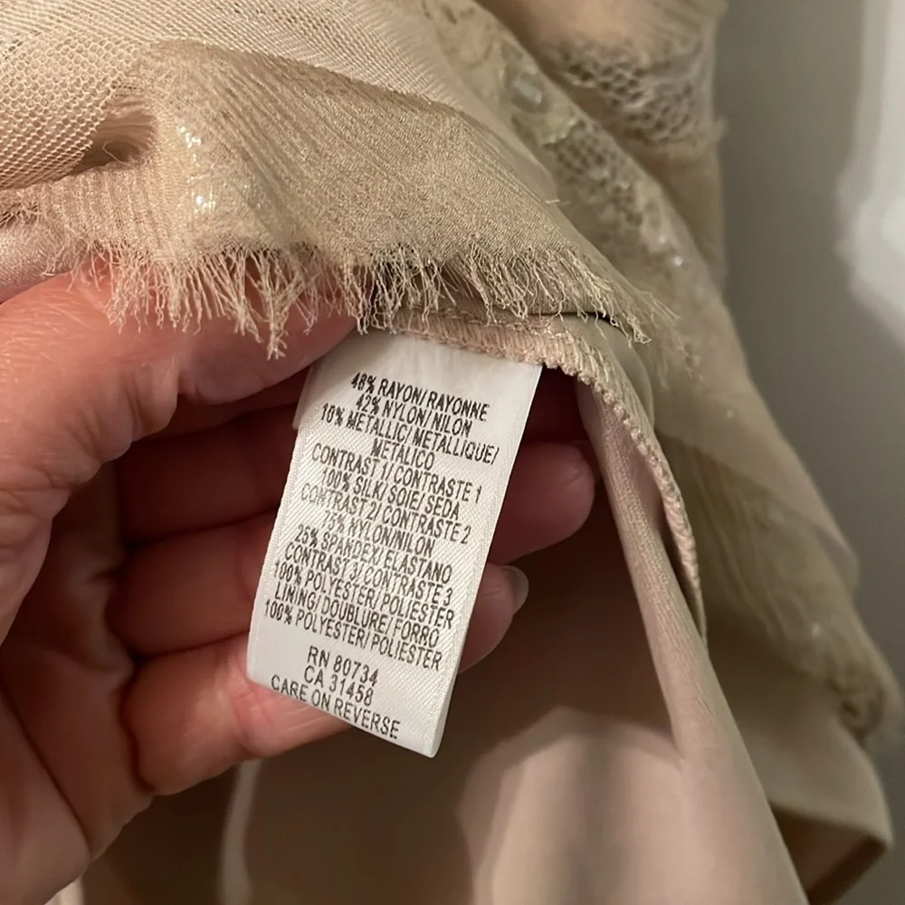 BCBGMaxAzria chic strapless