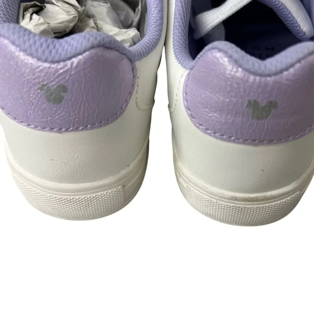 NWT Disney Women’s Court Sneakers in Purple and White