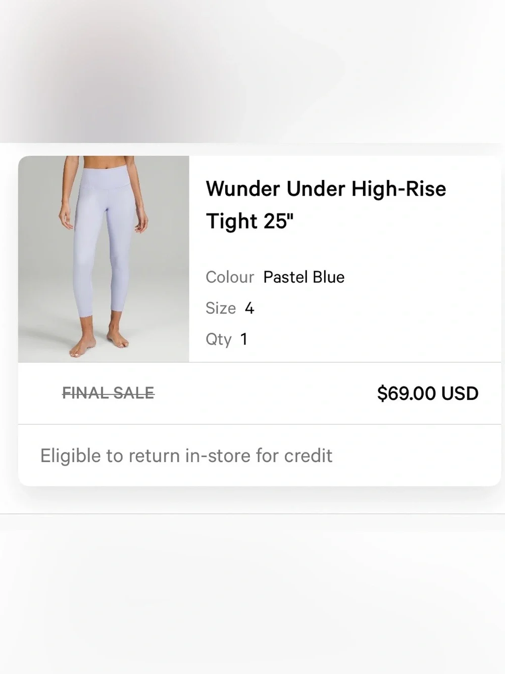Lululemon Wunder Under High-Rise Tight 25
