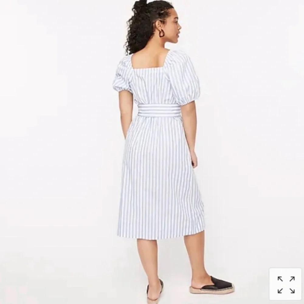 J. Crew Harborfront Carol Stripe Dress in Size Medium
