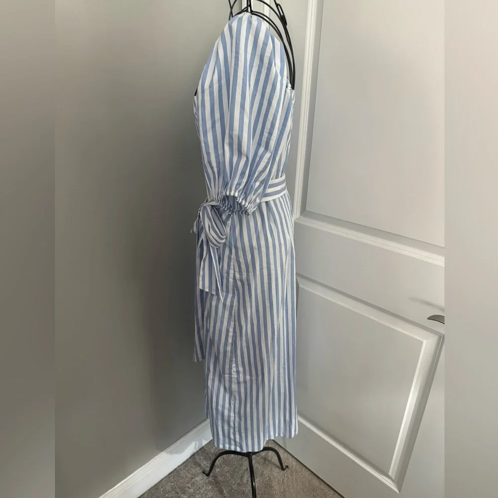 J. Crew Harborfront Carol Stripe Dress in Size Medium