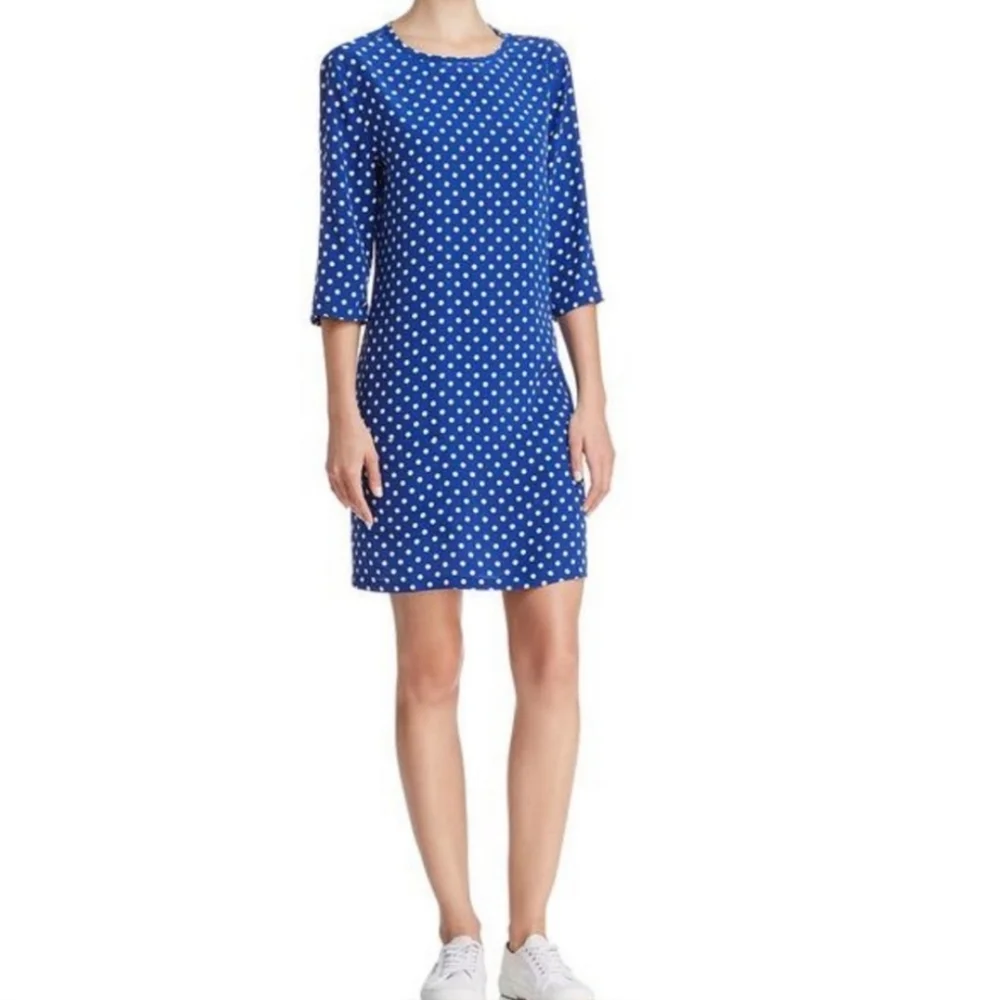 Equipment Silk Polka-dot Dress
