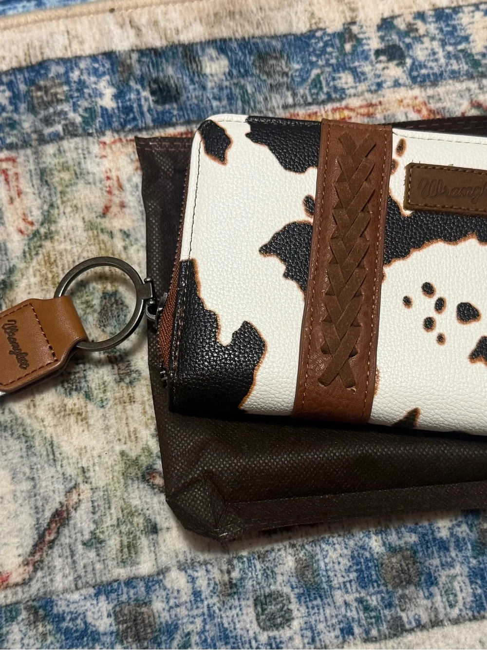 Wrangler zip wristlet