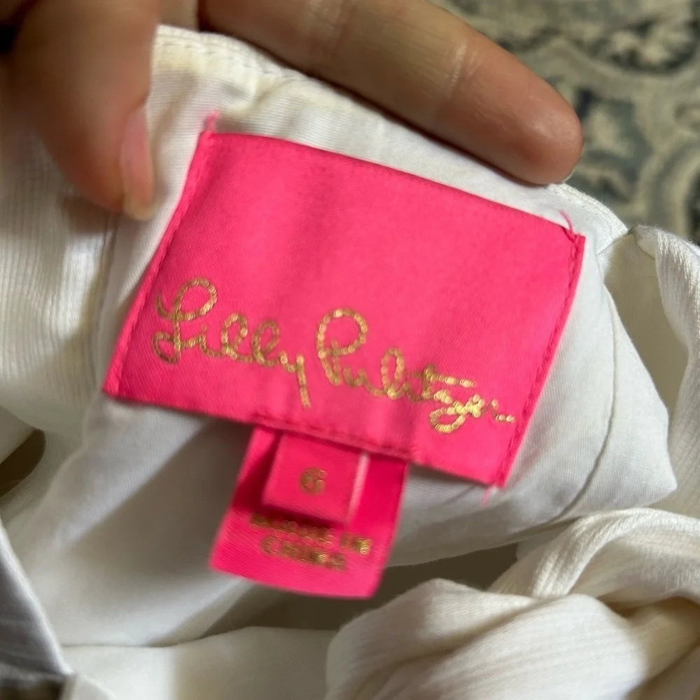Lilly Pulitzer chic zipper back