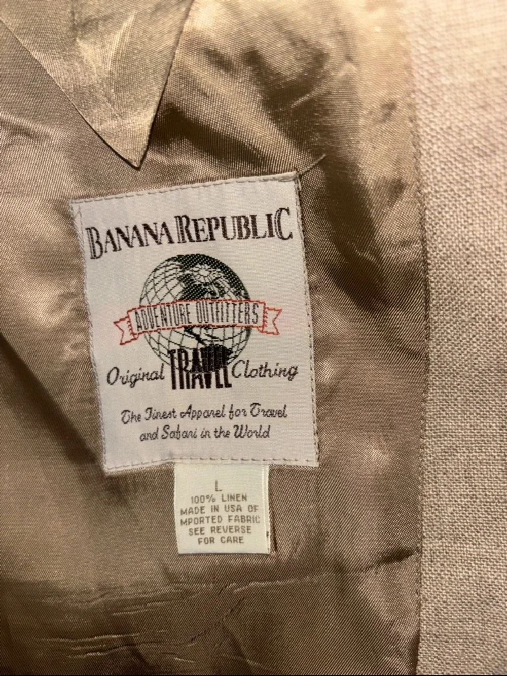 Banana Republic lightweight beige