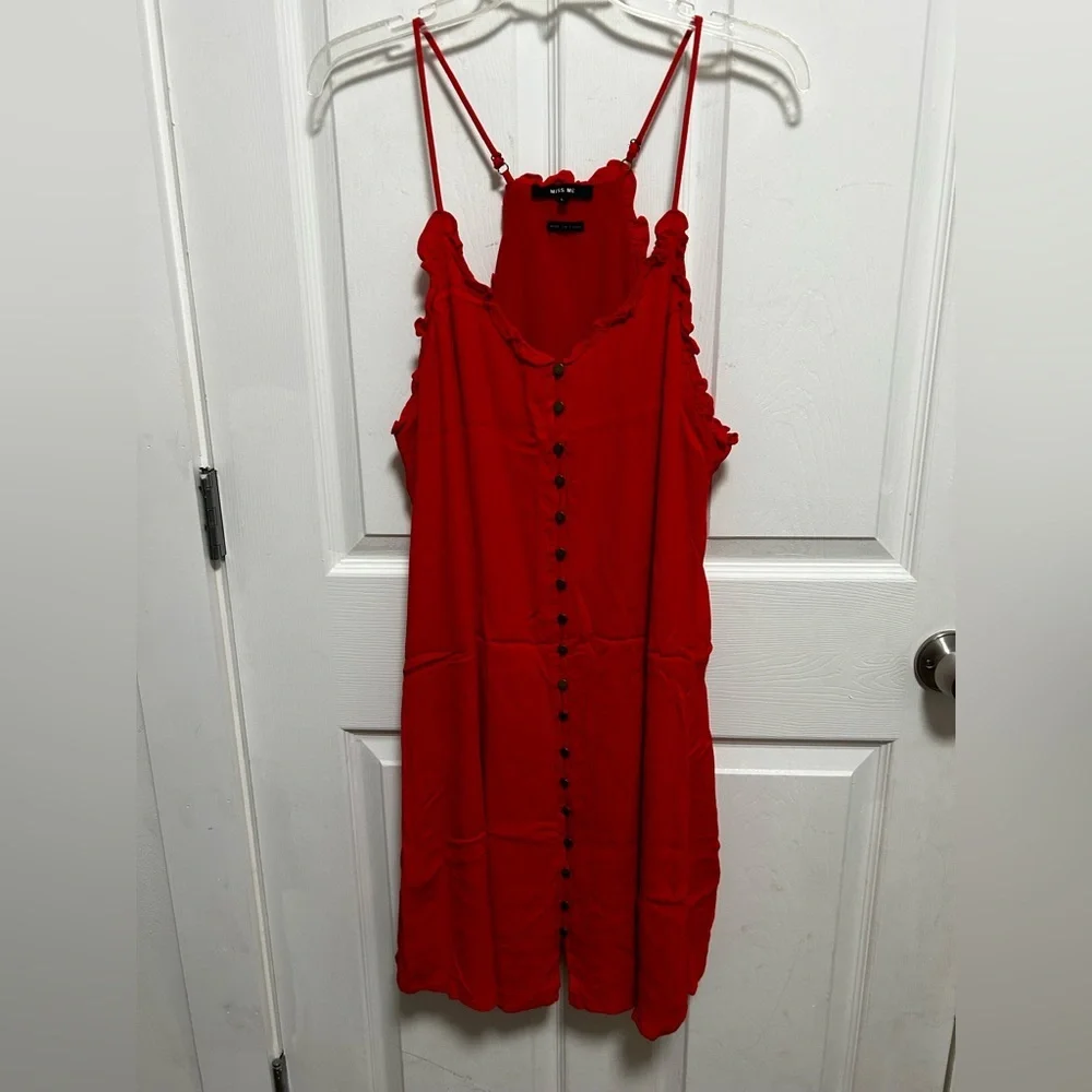 Miss Me bright red
