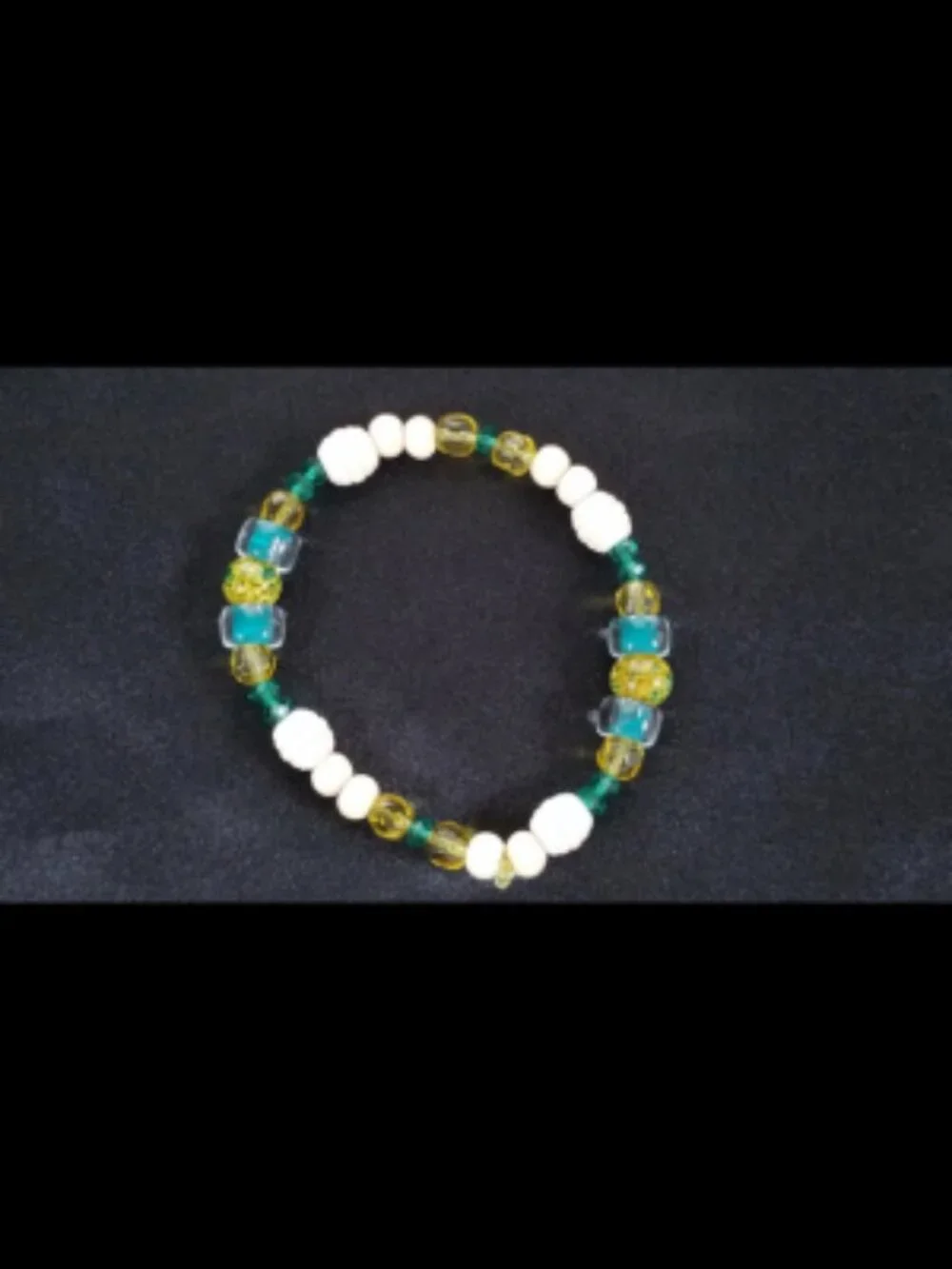 N/A wooden beads citrine