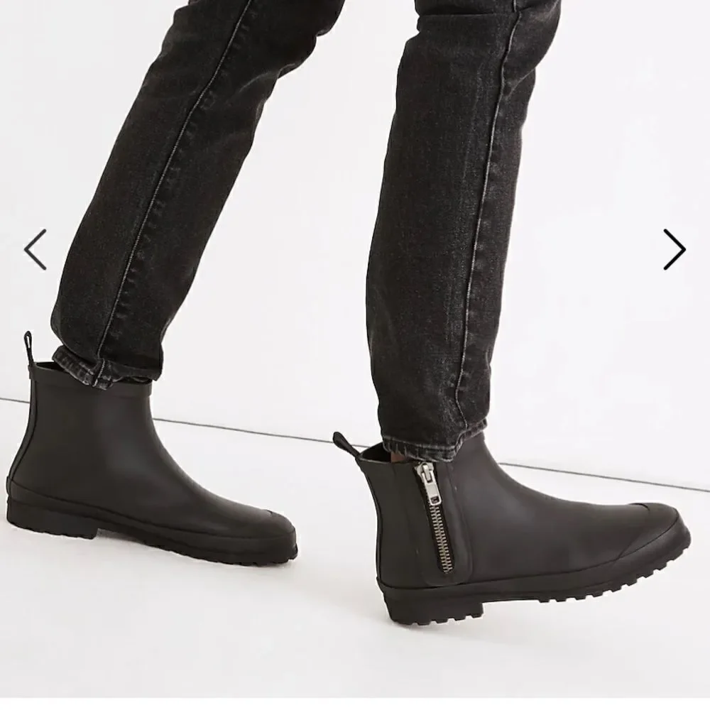 Madewell The Zip-Up Lugsole Rain Boot*