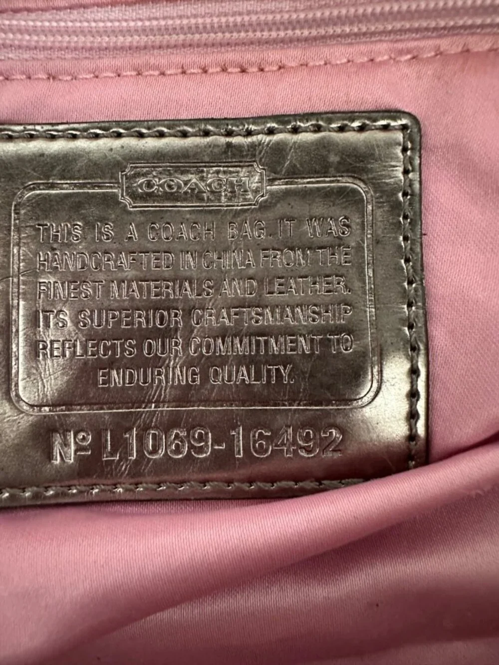 Coach vintage poppy