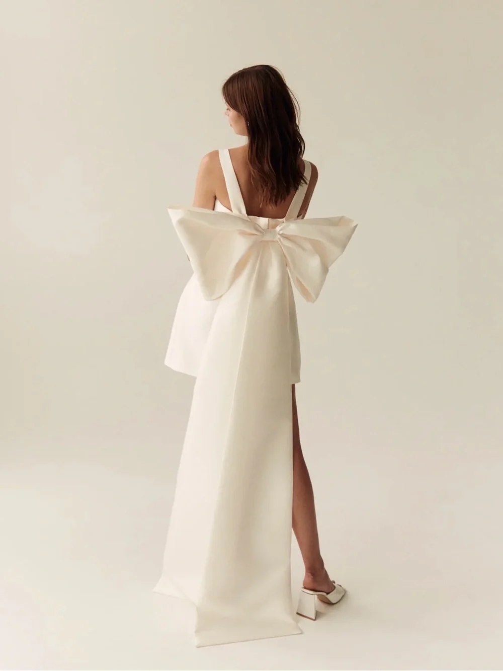 Prea James Winona Mini Bridal Dress & Detachable Bow