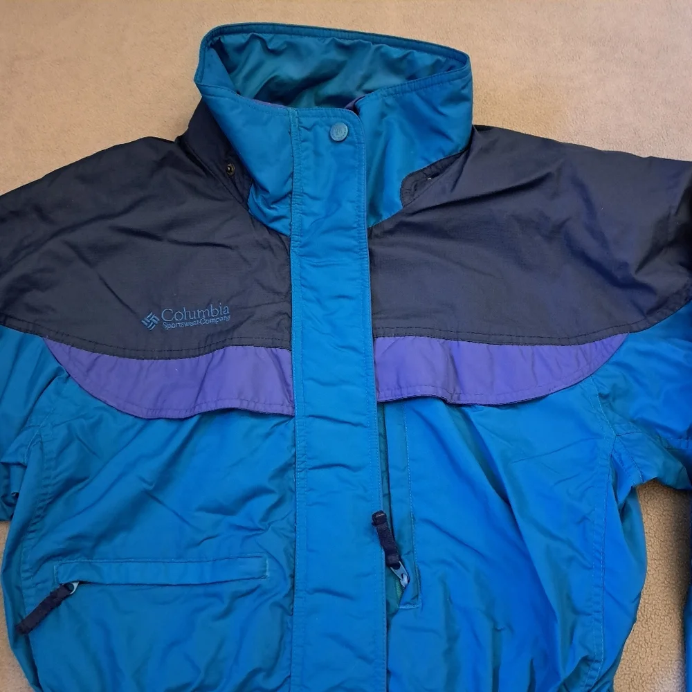 Columbia Teal Blue Women's Outdoor Jacket