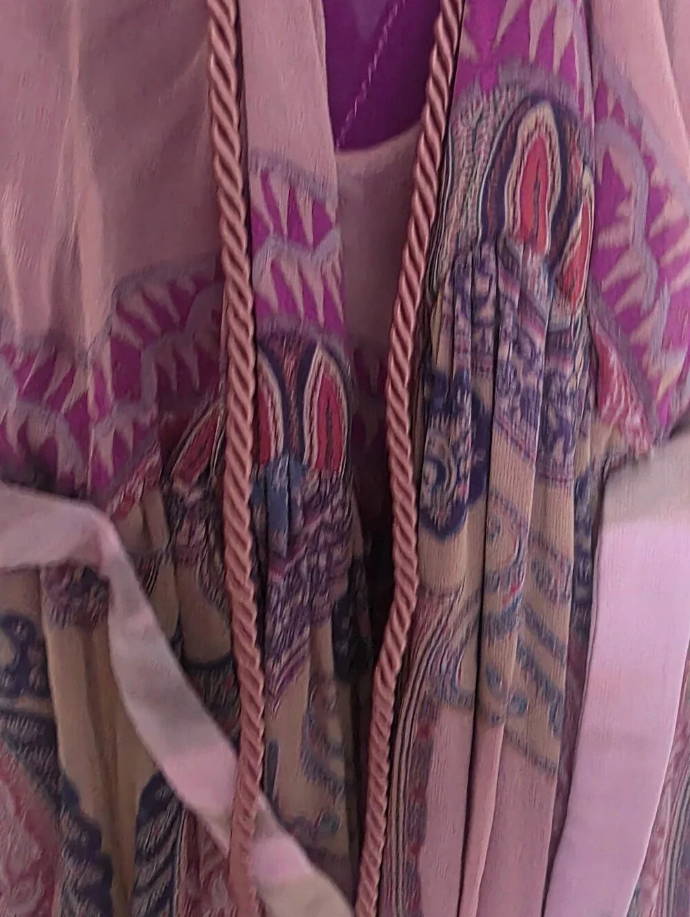 Etro Lavender-Purple Halter Paisley Maxi Dress