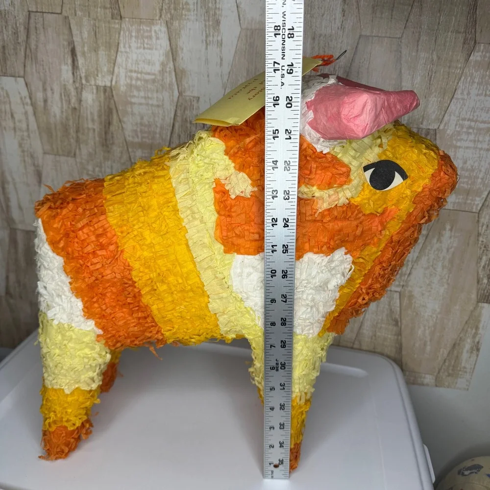 Vintage La Sorpresa Imports Bull Pinata Party Decoration New with Tag