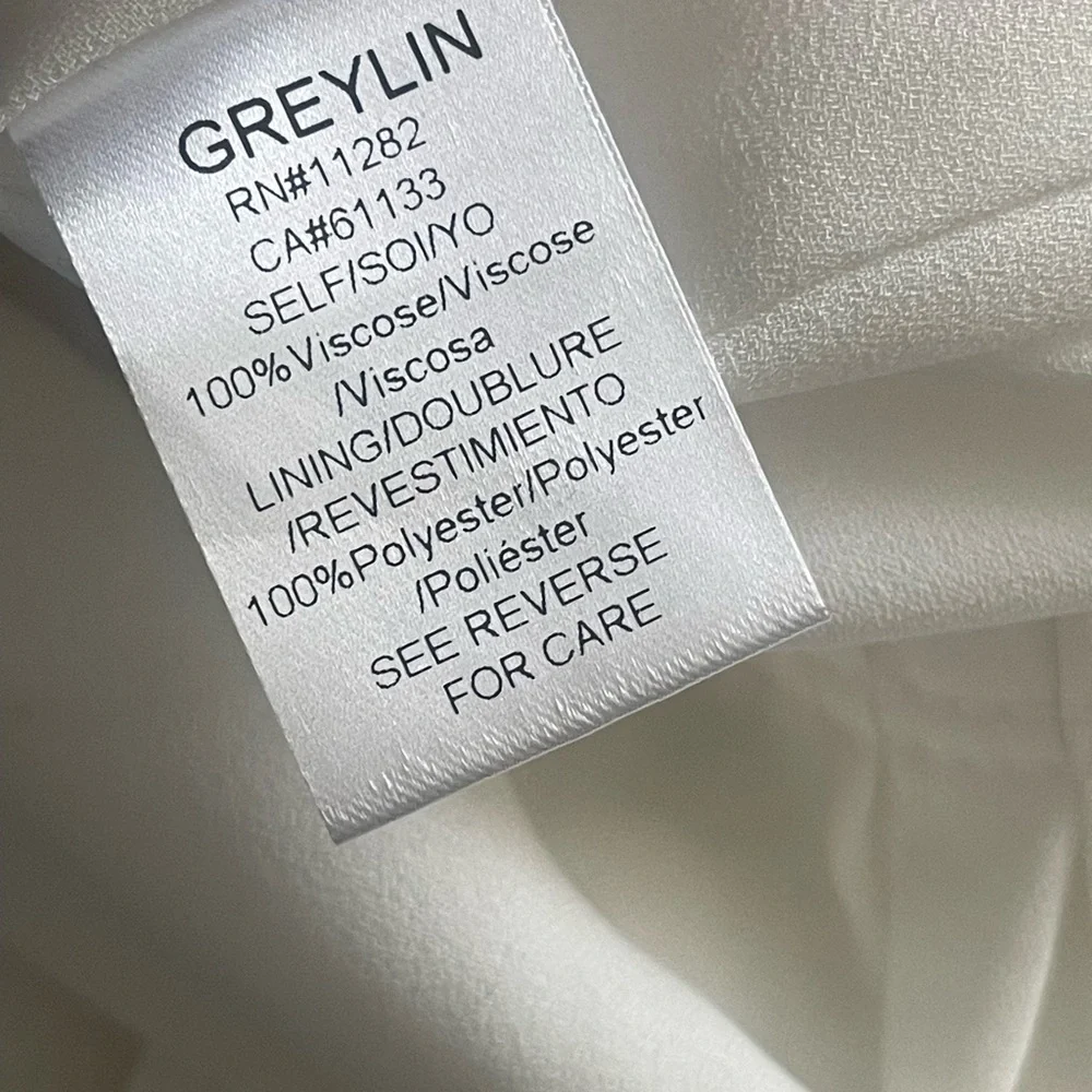 Greylin White Sleeveless‎ Jumpsuit