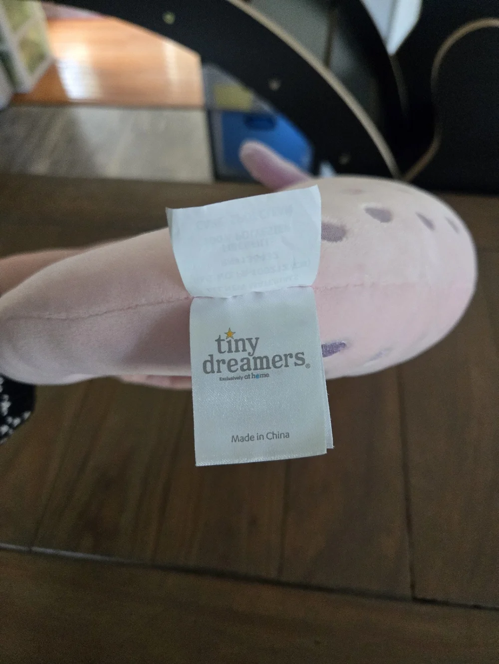 Pink & Lavender Plush Tiny Dreamers Seahorse Toy