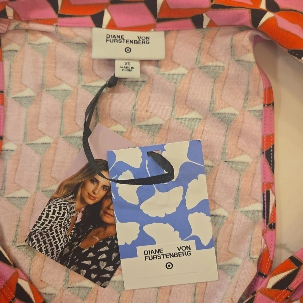 Diane Von Furstenberg collared sleeveless