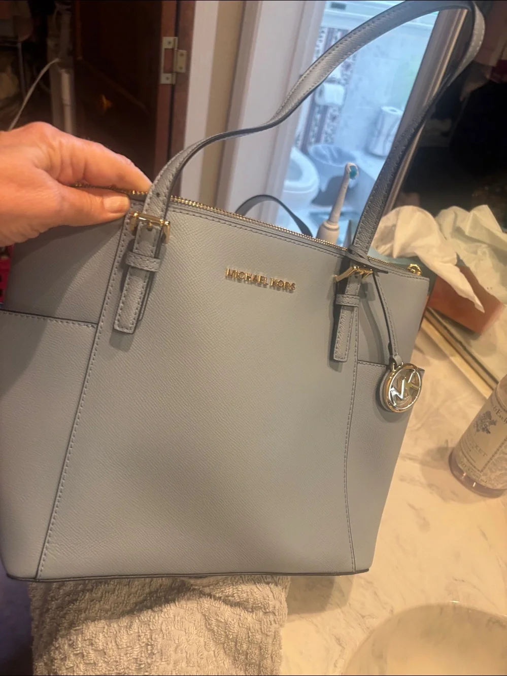 Michael Kors structured saffiano