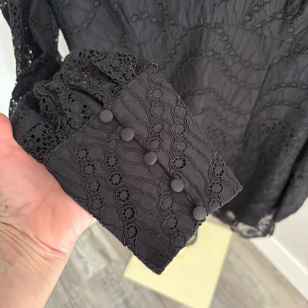 Bardot Black‎ Lace Long Sleeve Anika Dress