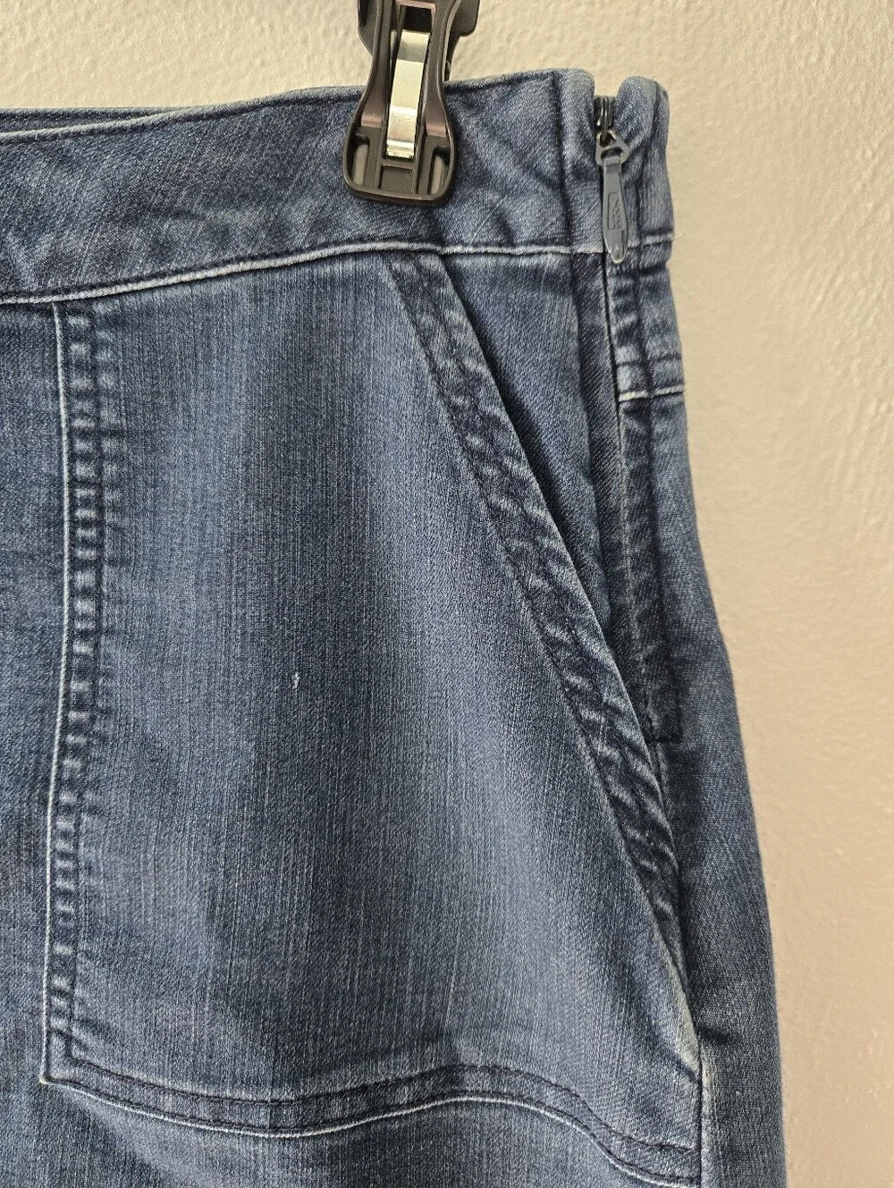 PrAna Stretch Denim Skirt