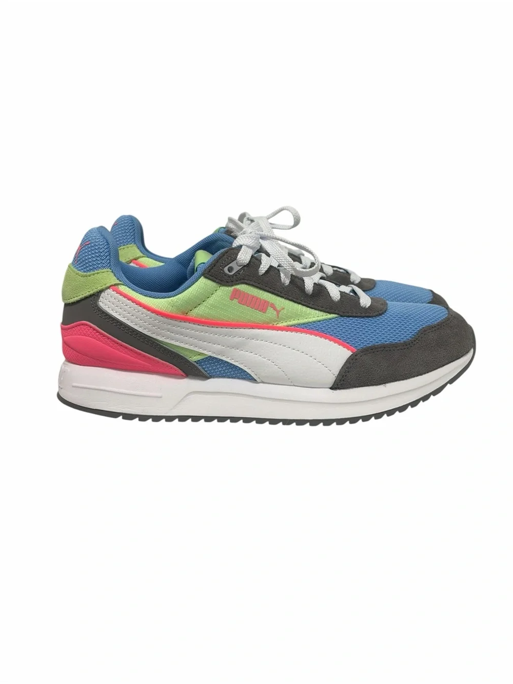 Puma NEW Women’s City Rider Marble Colorway Mesh Suede Multicolor Sneaker - 8.5
