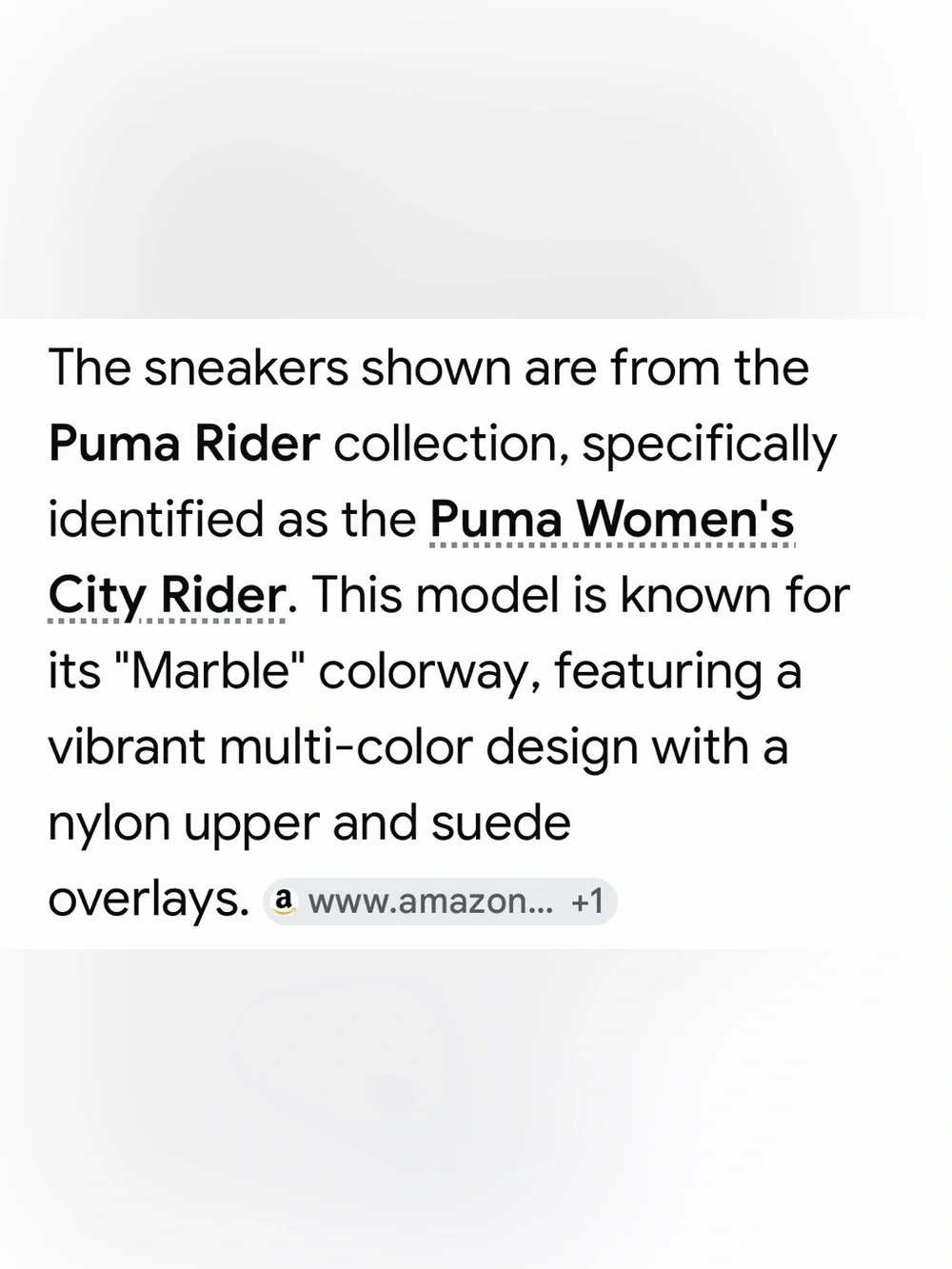 Puma NEW Women’s City Rider Marble Colorway Mesh Suede Multicolor Sneaker - 8.5
