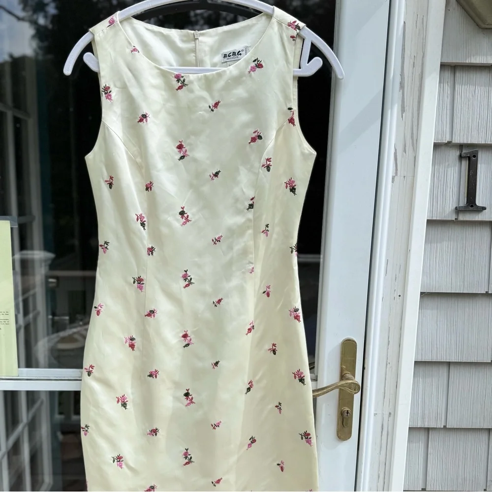 BCBG ivory white