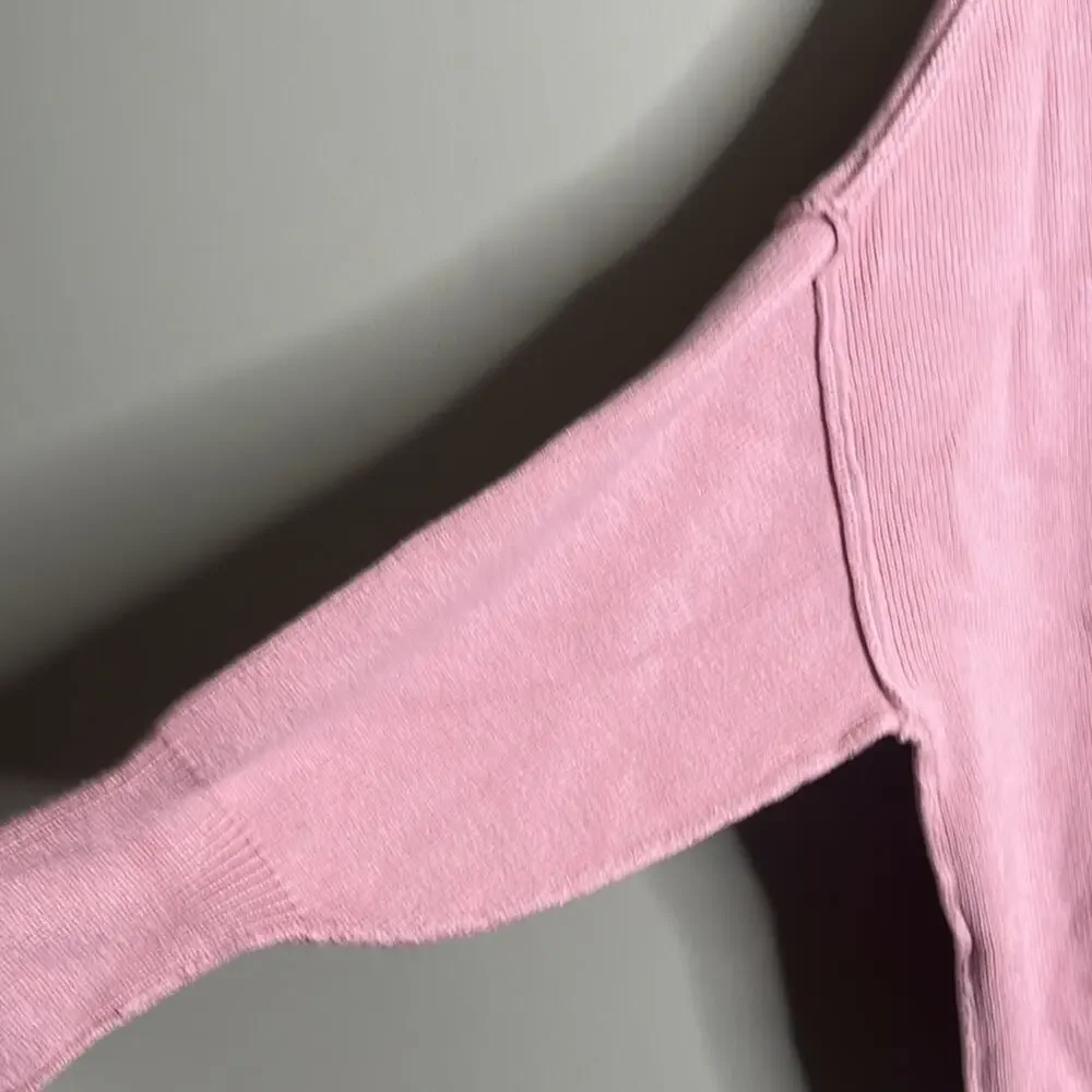 Zesica pink ribbed