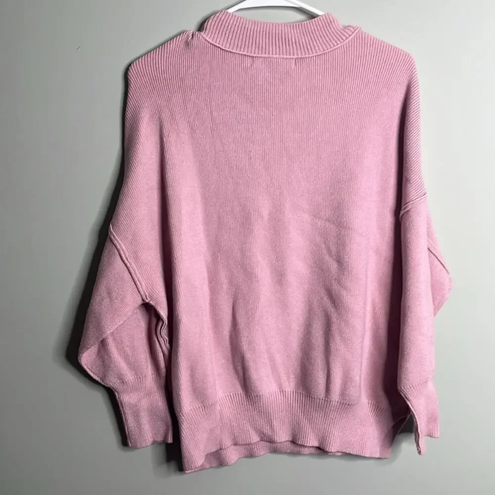 Zesica pink ribbed