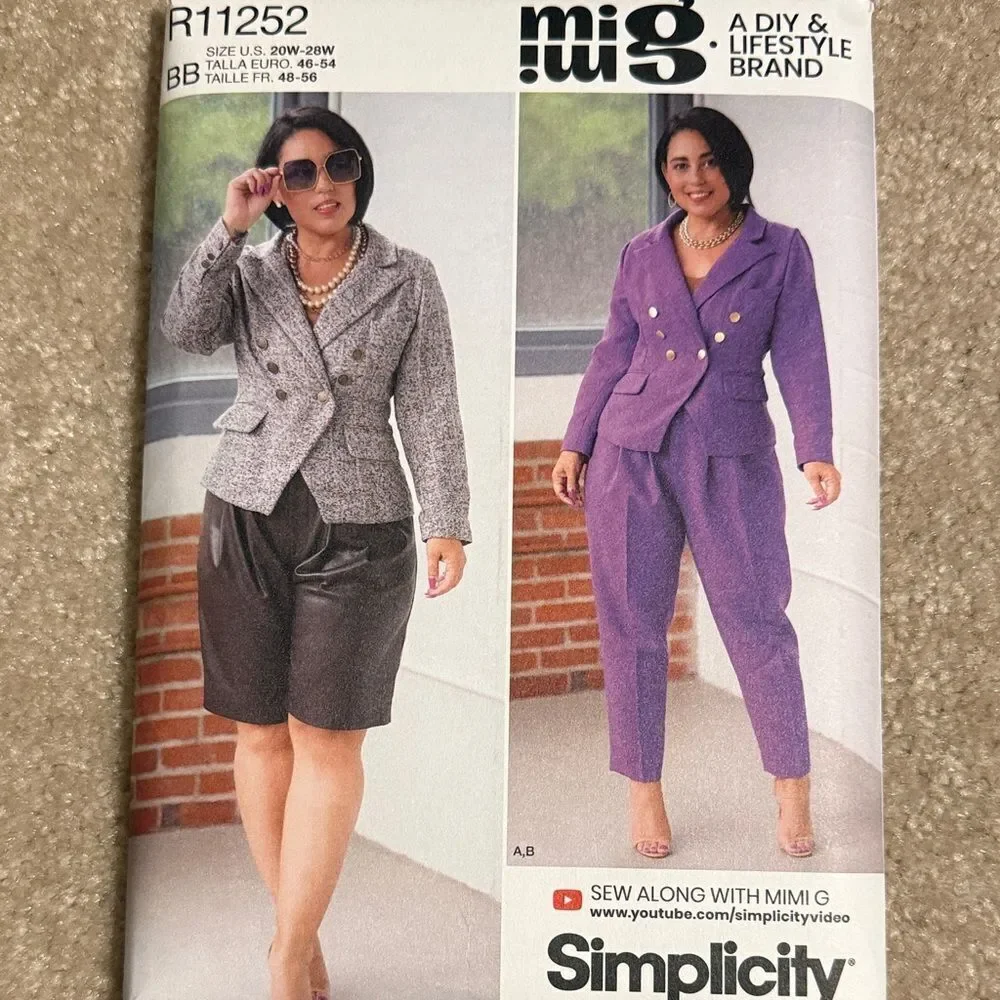 Simplicity plus size dress sewing pattern