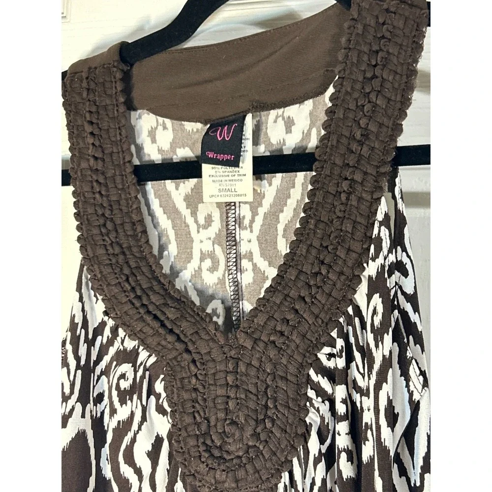 Wrapper sleeveless dress