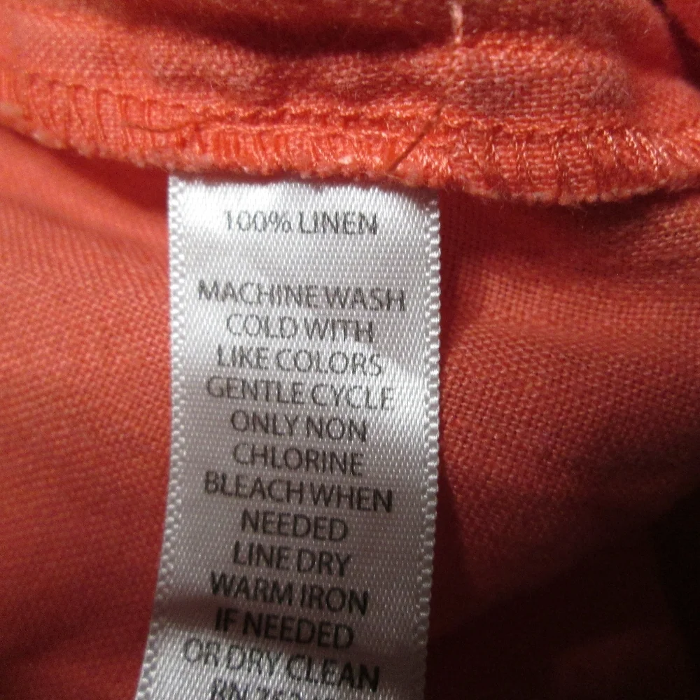 Linen Drawstring Waist Skirt Willi Smith