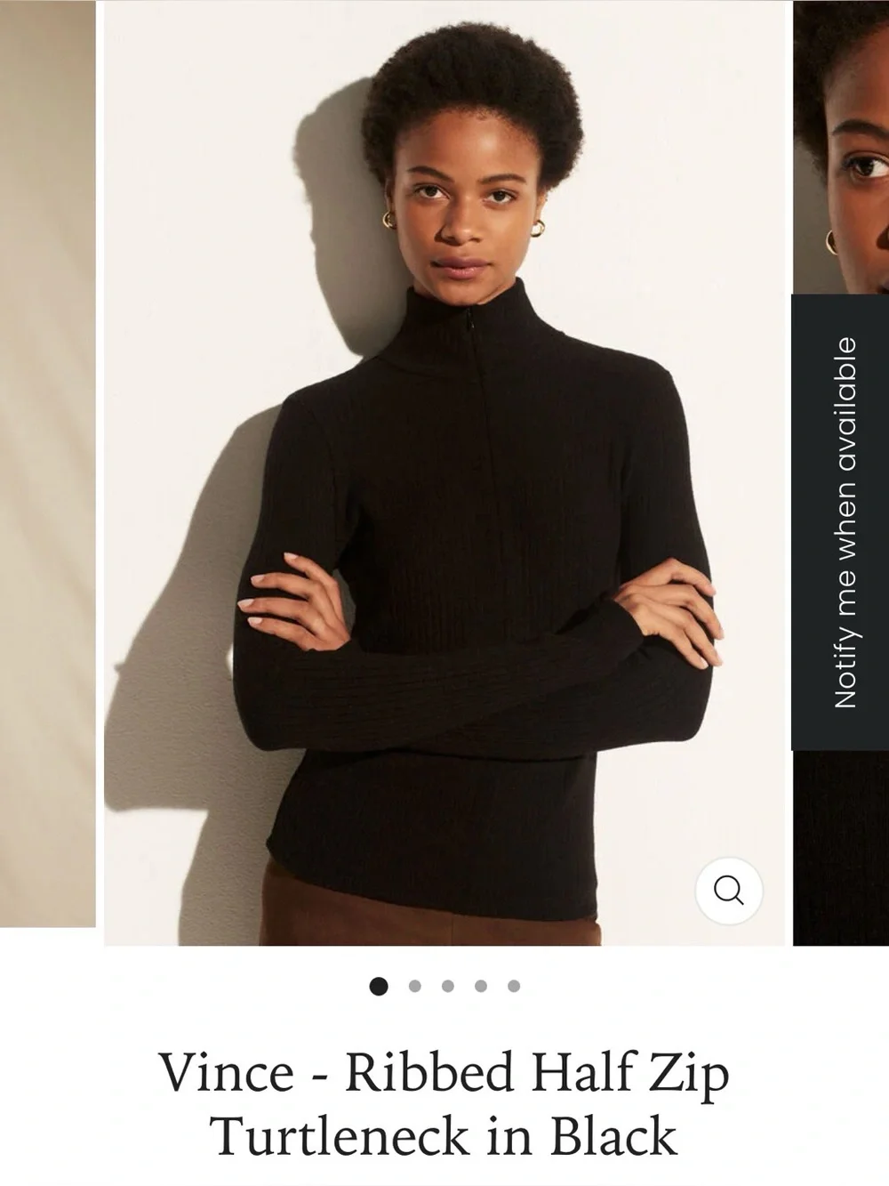 Vince sleek ribbed