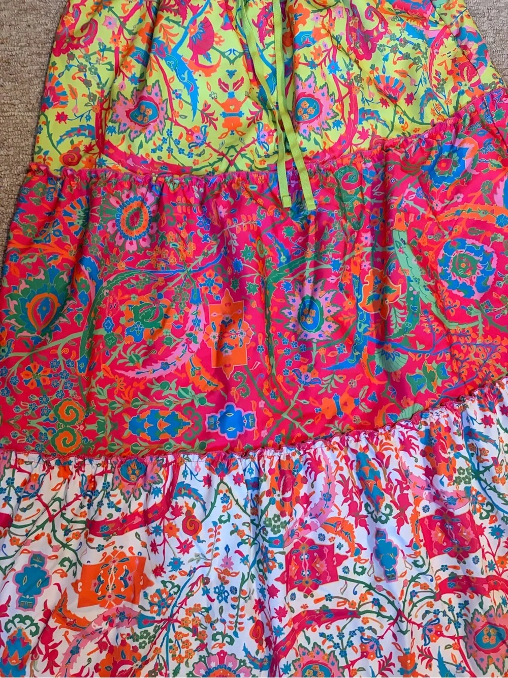 SHEIN #bohostyle skirt #paisley