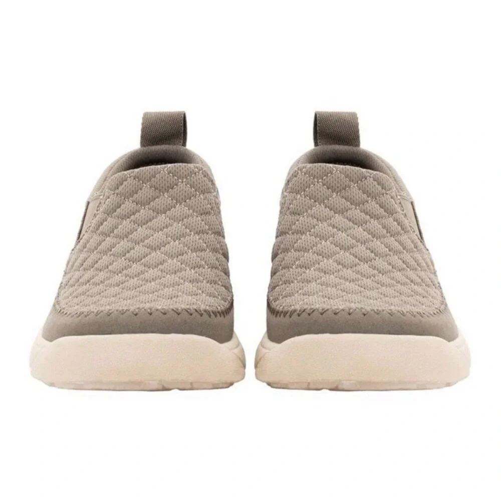 Stylish Staheekum Gray Quilted Slip-On Sneakers Size 8