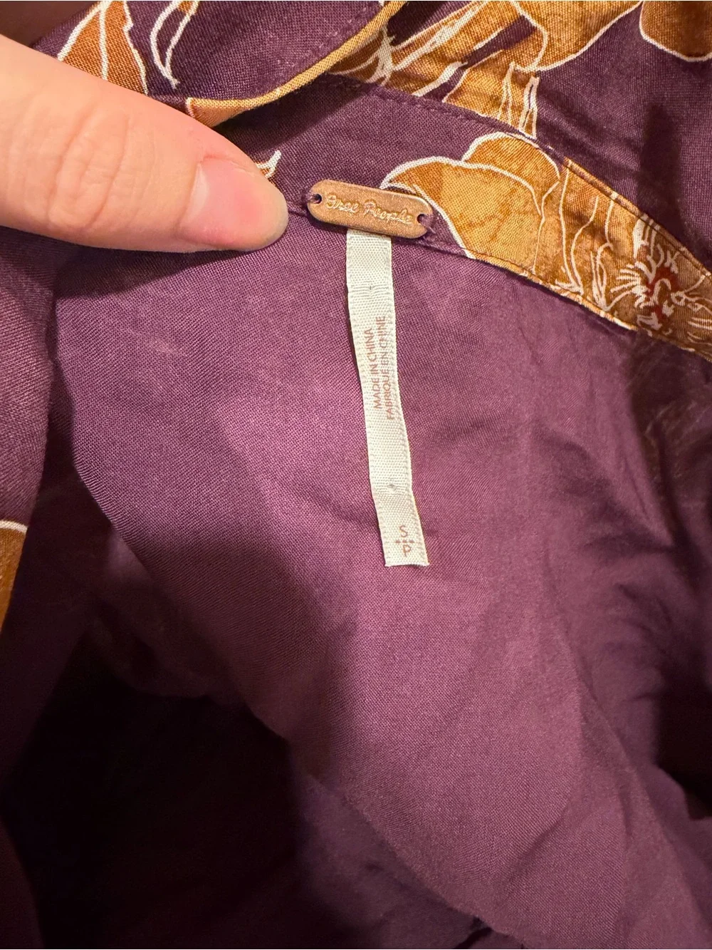 Free People feminine plum