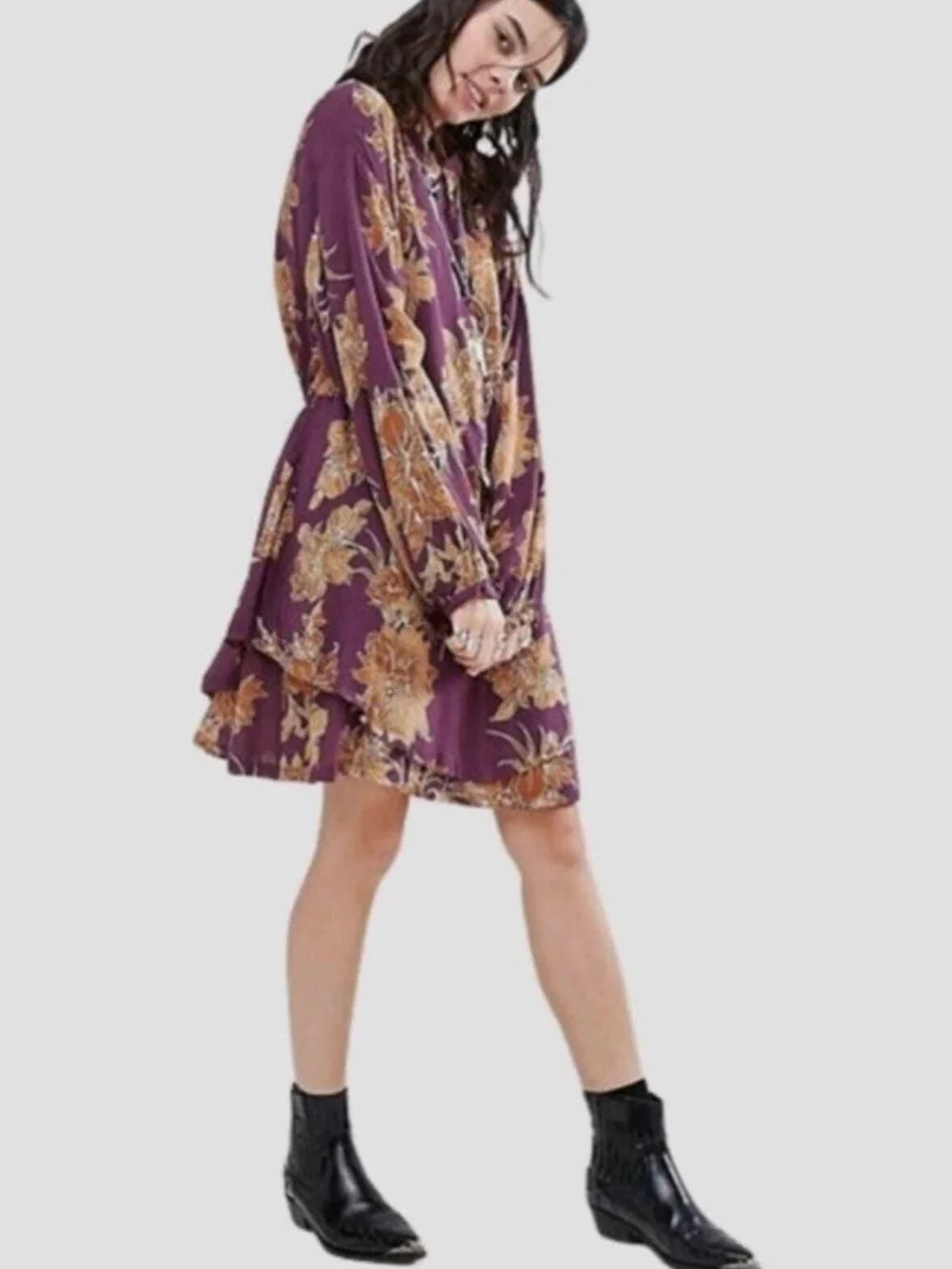 Free People feminine plum
