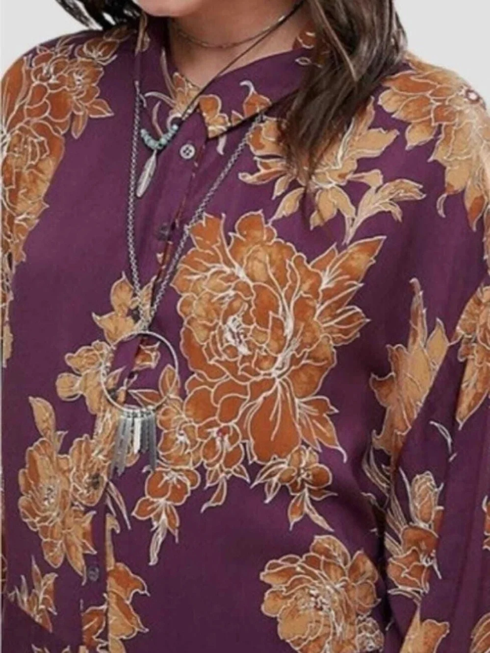 Free People feminine plum