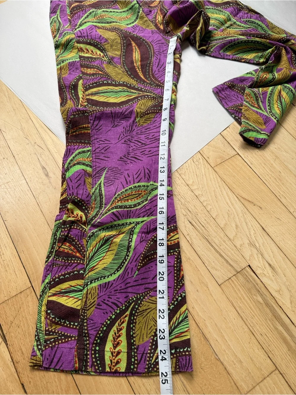 Zara Multicolor Floral Print Garment - Purple, Yellow, Brown