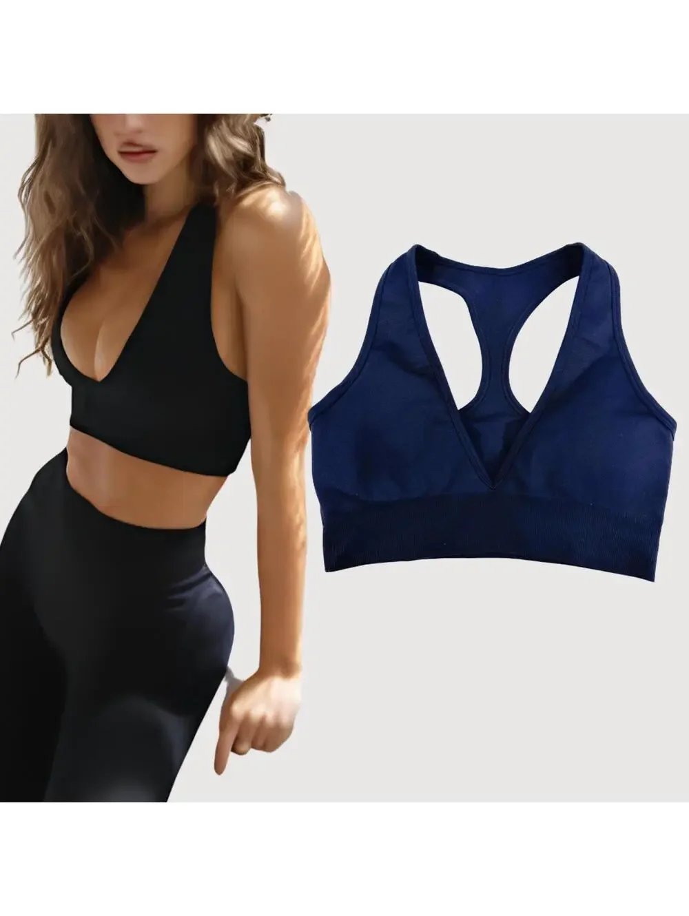 Csb black racerback