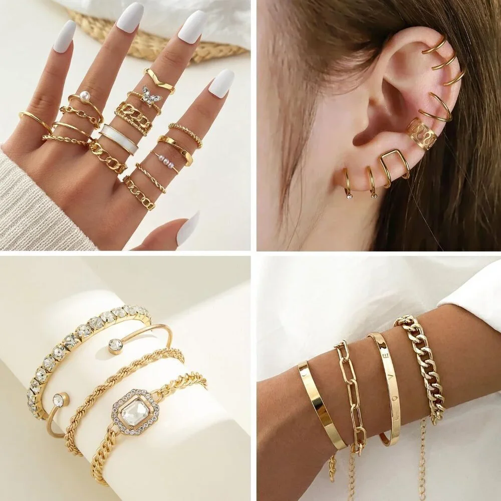 N/A golden jewelry