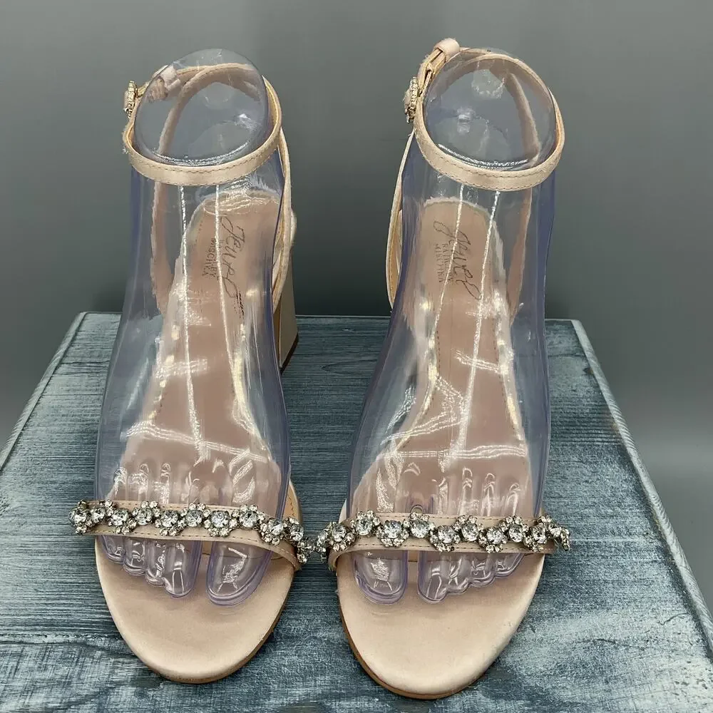 Jewel Badgley Mischka color beige