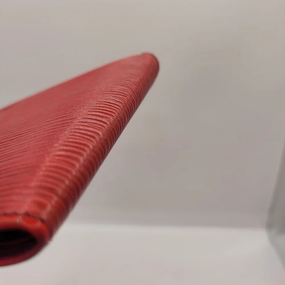 Louis Vuitton Red Textured Wallet