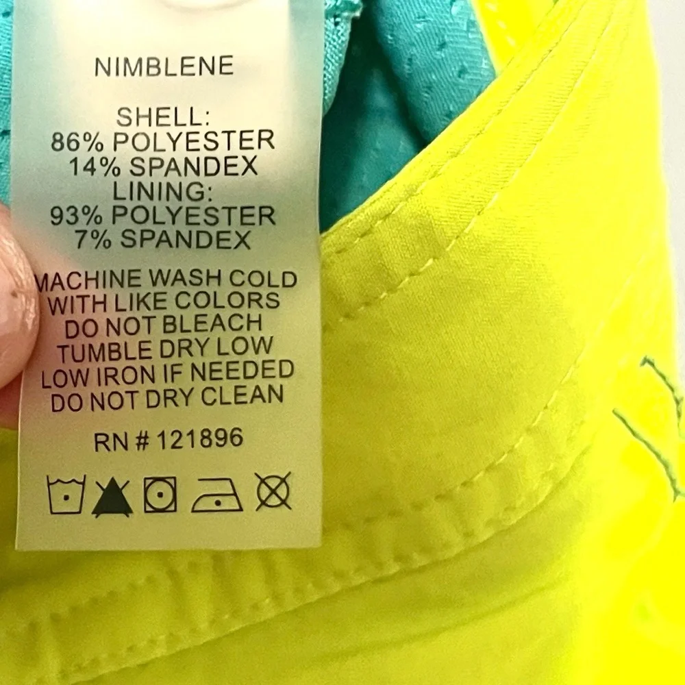 Title Nine, Neon Chartreuse Golf Tennis Skort Stretch Athletic Skirt SIZE Large
