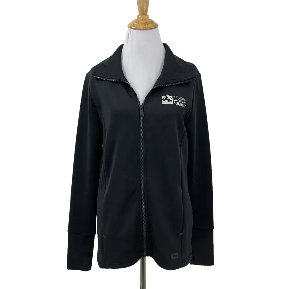 Ogio Endurance Global Leadership Summit Jacket Womens S Black Zip Up Performance